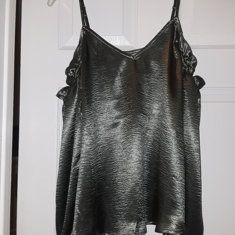 Dark sage blouse